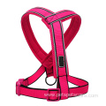 Reflective Rose Red Mesh Padded Dog Harness